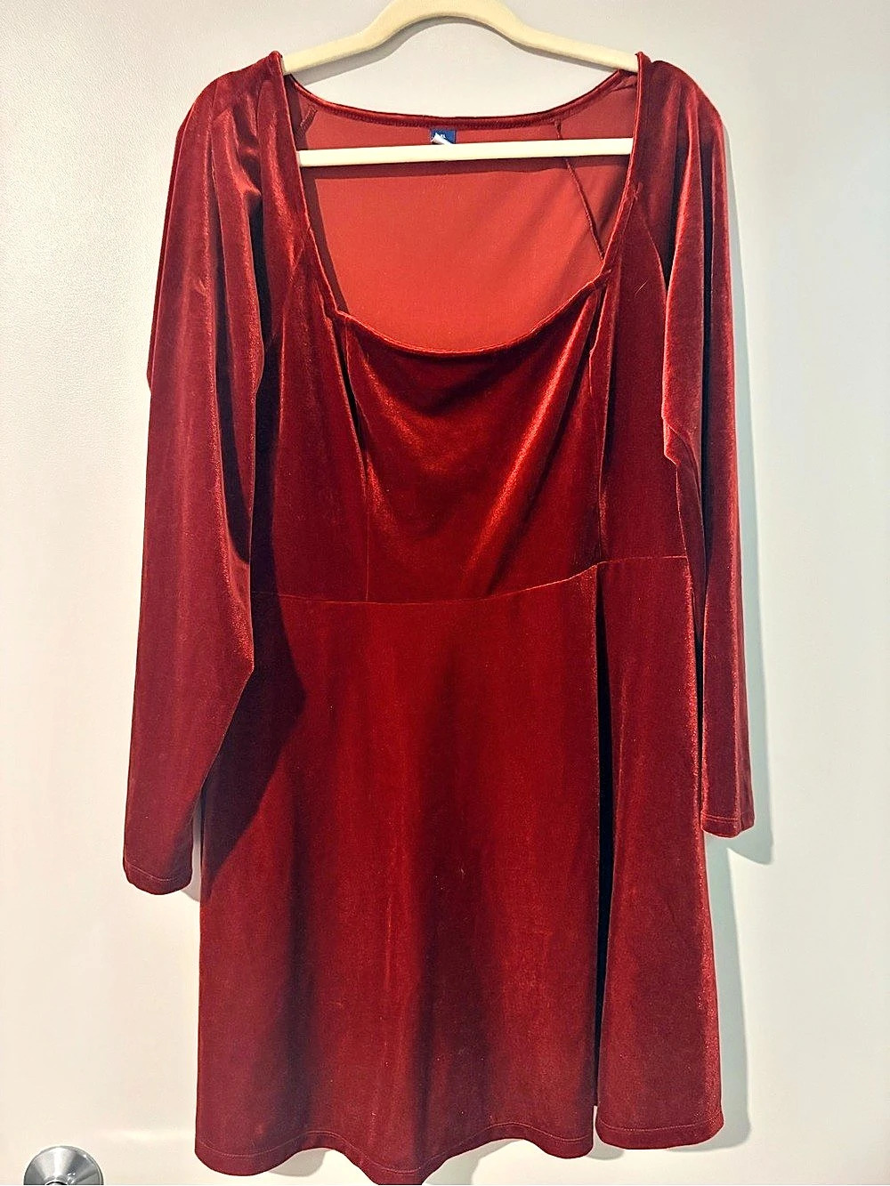 Old Navy Burgundy Velvet Mini Dress